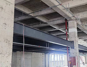 北京東方百士電子有限公司新廠房室內鋼結構隔層